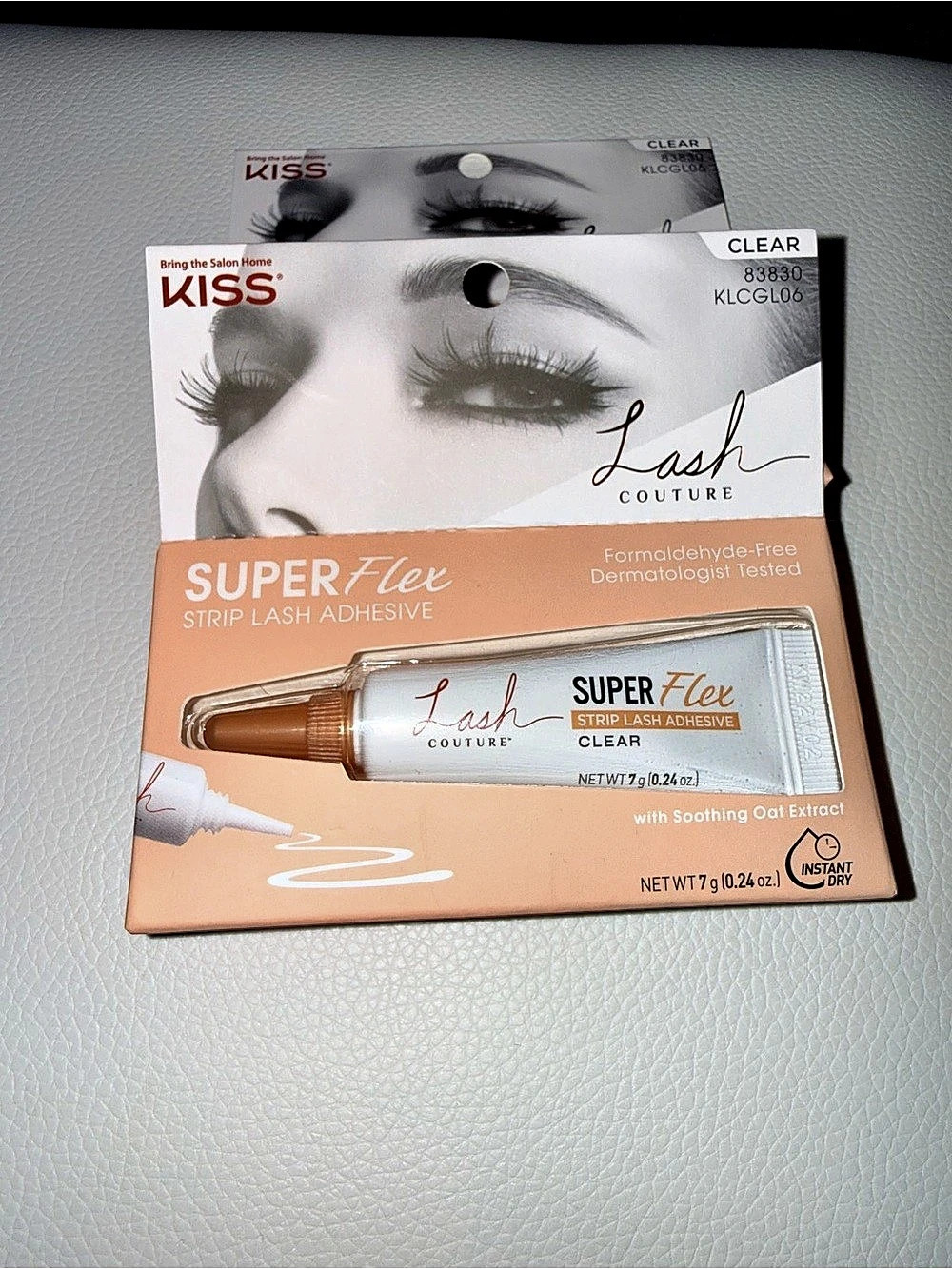 KISS Lash Couture SuperFleX Strip Lash Adhesive Clear Lash Adhesive 2-Pack NWT
